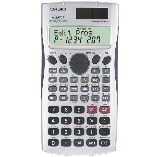 Casio FX-3650p Calculator، ماشین حساب کاسیو FX-3650p