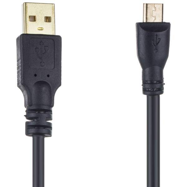 Pnet Gold USB to microUSB Cable 1.2m، کابل تبدیل USB به microUSB پی نت مدل Gold طول 1.2 متر