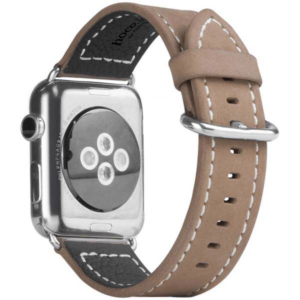 Hoco Luxury Leather Strap For Apple Watch 42mm، بند چرمی هوکو مدل Luxury مناسب برای اپل واچ 42 میلی متری