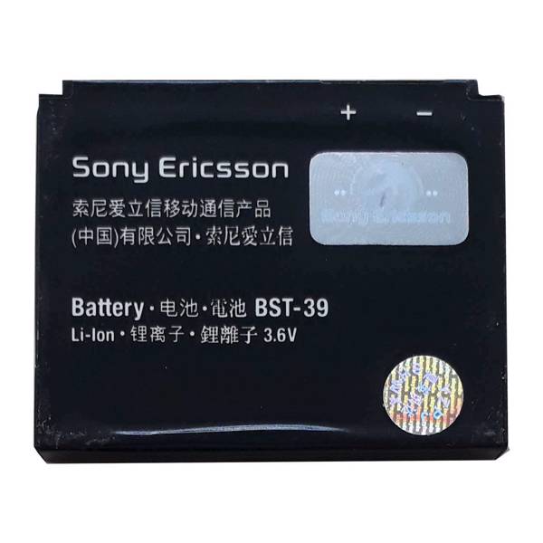 Sony Ericsson BST-39 920mAh Mobile Phone Battery، باتری موبایل سونی اریکسون مدل BST-39 ظرفیت 920 میلی آمپر ساعت
