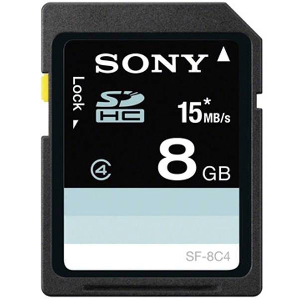 Sony SDHC Class 4 - 8GB، کارت حافظه ی SDHC سونی کلاس 4 - 8 گیگابایت