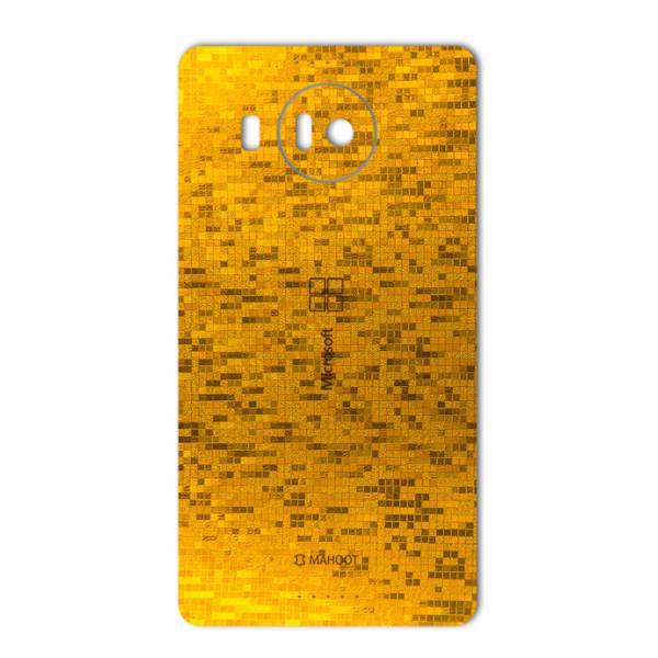 MAHOOT Gold-pixel Special Sticker for Microsoft Lumia 950 XL، برچسب تزئینی ماهوت مدل Gold-pixel Special مناسب برای گوشی Microsoft Lumia 950 XL