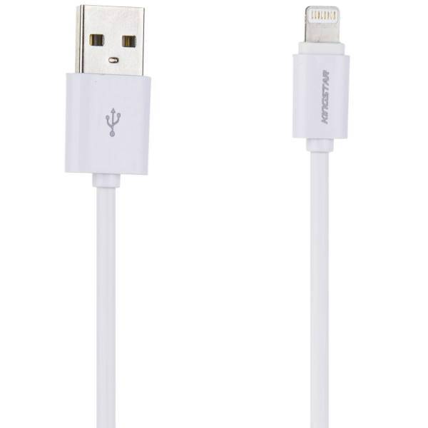 Kingstar KS03i USB To Lightning Cable 1m، کابل تبدیل USB به لایتنینگ کینگ استار مدل KS03i طول 1 متر