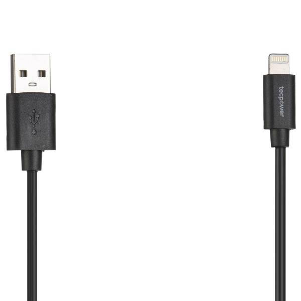 TecPower USB-2.0 To Lightning Cable 1m، کابل تبدیل USB 2.0 به لایتنینگ تک پاور طول 1 متر