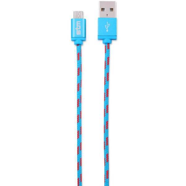 STM Elite USB to microUSB Cable 1m، کابل تبدیل USB به microUSB اس تی ام مدل Elite طول 1 متر