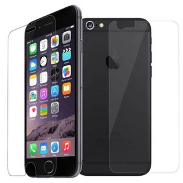 9h tempered glass Back And Front Protector For Apple iPhone 6 / 6S، محافظ صفحه نمایش و پشت شیشه ای 9H مناسب برای گوشی موبایل iPhone 6/6s
