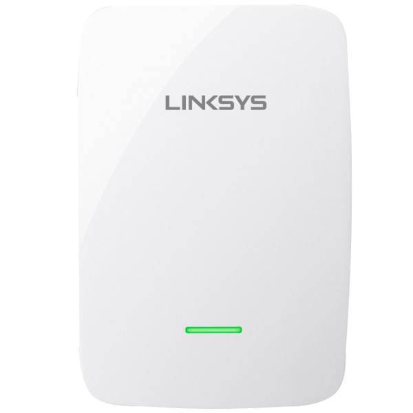 Linksys RE4100W-EU N600 Dual Band Wireless Range Extender، توسعه دهنده محدوده بی‌سیم دوبانده لینک سیس مدل RE4100W-EU