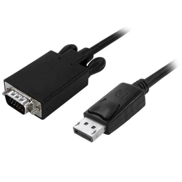 Unitek Y-5118F DisplayPort to VGA Male Converter Cable 1.8m، کابل مبدل DisplayPort به درگاه نر VGA یونیتک مدل Y-5118F طول 1.8 متر