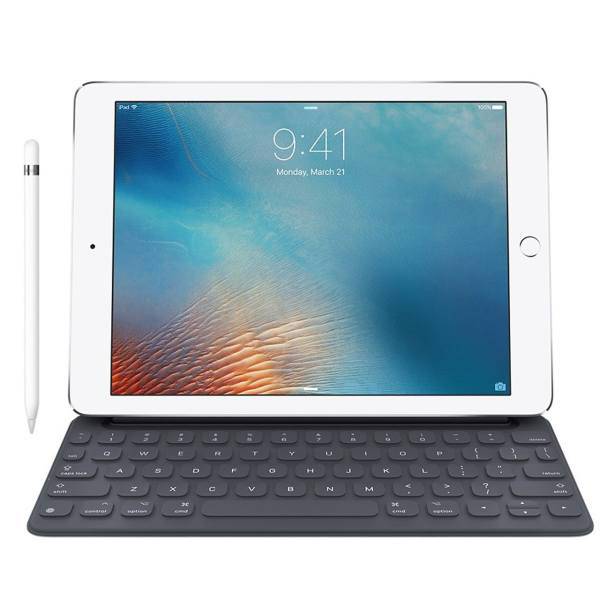 Apple iPad Pro 9.7 inch 4G with Apple Pencil and Smart Keyboard 256GB Tablet، تبلت اپل مدل iPad Pro 9.7 inch 4G به همراه قلم و کیبورد ظرفیت 256 گیگابایت
