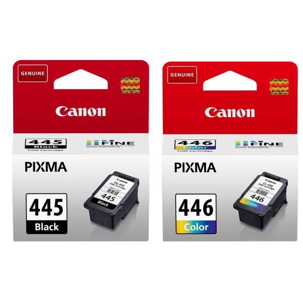 Canon 445 And 446 set Ink Cartridges، کارتریج پرینتر کانن مدل Pixma 445 - 446 مجموعه 2 عددی