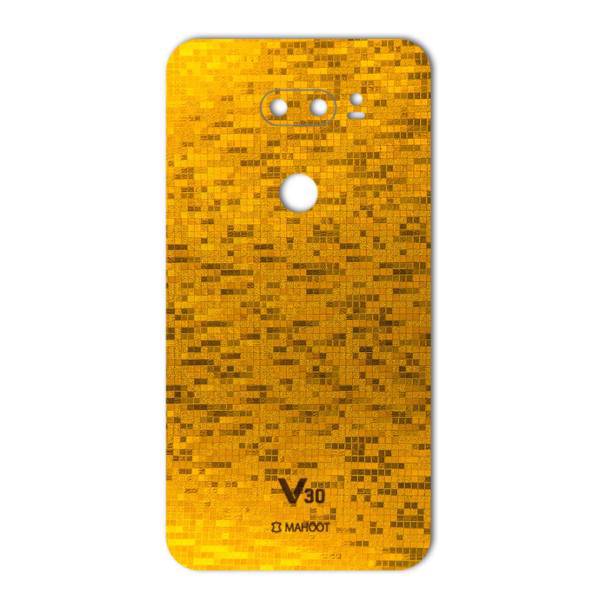 MAHOOT Gold-pixel Special Sticker for LG V30، برچسب تزئینی ماهوت مدل Gold-pixel Special مناسب برای گوشی LG V30