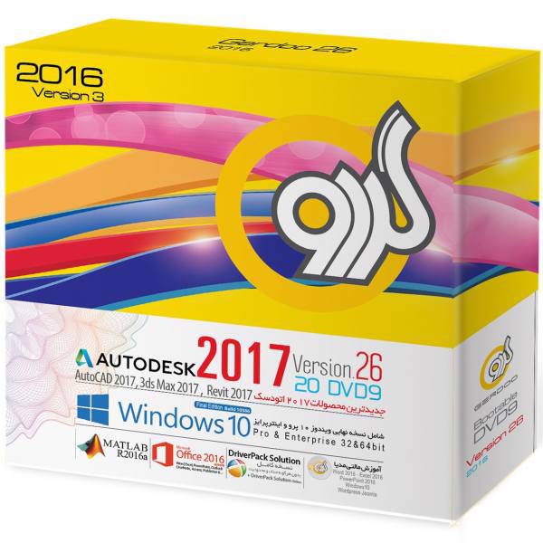 Gerdoo 2016 Version 26 Software، مجموعه نرم افزاری گردو 2016 نسخه 26