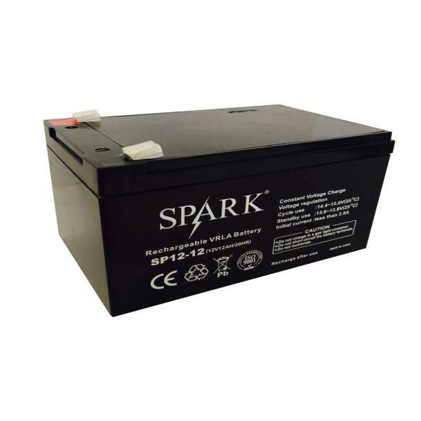 Spark Rechargeable Battery 12V- 12Ah، باتری12 ولت 12 آمپر اسپارک مدل SP12-12