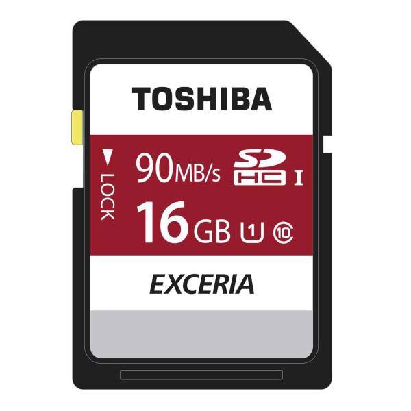Toshiba Exceria N302 UHS-I U1 Class 10 90MBps SDHC Card 16GB، کارت حافظه SDHC توشیبا مدل Exceria N302 کلاس 10 استاندارد UHS-I U1 سرعت 90MBps ظرفیت 16 گیگابایت