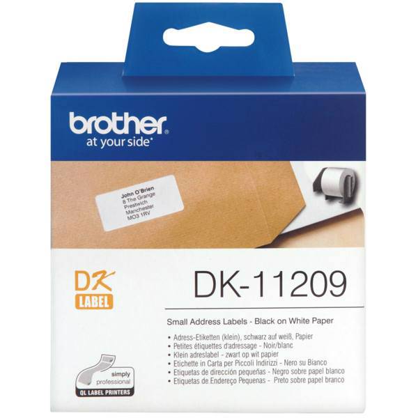 Brother DK-11209 Label Printer Label، برچسب پرینتر لیبل زن برادر مدل DK-11209