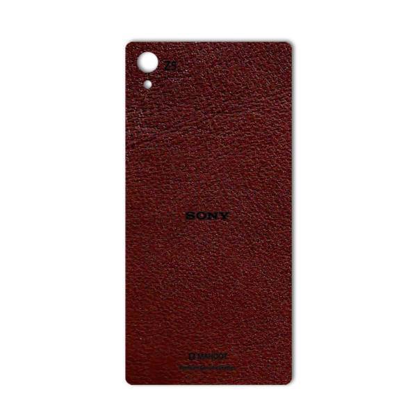 MAHOOT Natural Leather Sticker for Sony Xperia Z5، برچسب تزئینی ماهوت مدلNatural Leather مناسب برای گوشی Sony Xperia Z5