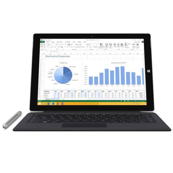 Microsoft Surface Pro 3 with Keyboard -512GB Tablet، تبلت مایکروسافت مدل Surface Pro 3 به همراه کیبورد ظرفیت 512 گیگابایت