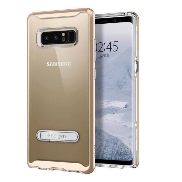 Spigen Crystal Hybrid Cover For Samsung Galaxy Note 8، کاور اسپیگن مدل Crystal Hybrid مناسب برای گوشی موبایل سامسونگ Galaxy Note 8