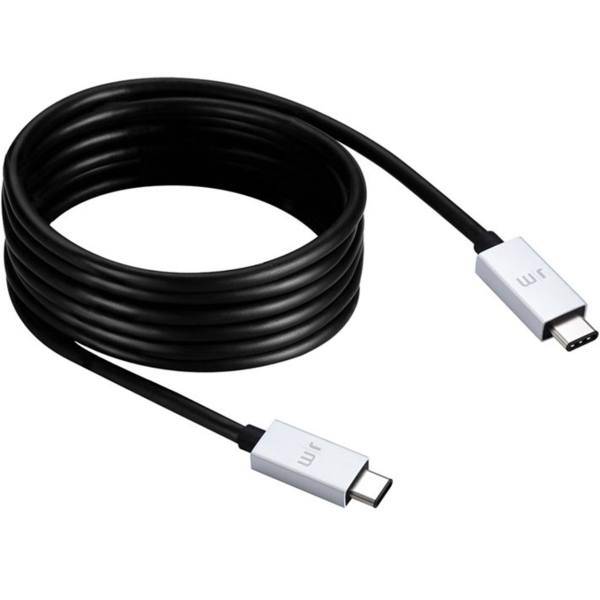 Just Mobile AluCable USB-C To USB-C Cable 2m، کابل USB-C جاست موبایل مدل AluCable به طول 2 متر