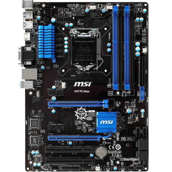 MSI H97 PC Mate Motherboard، مادربرد ام اس آی مدل H97 PC Mate