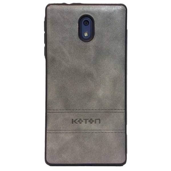 Koton Leather design Cover For Nokia 3، کاورطرح چرم ا مدل Koton مناسب برای گوشی موبایل نوکیا 3