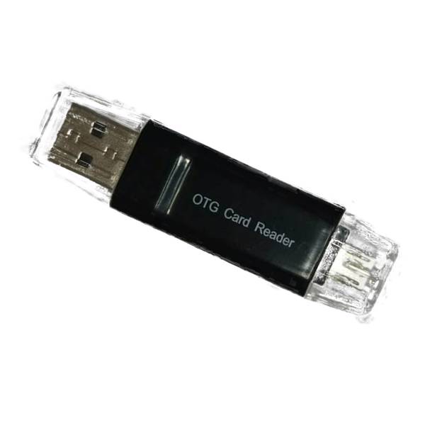 Fashion USB 2.0 And microUSB OTG Card Reader، کارت خوان فشن USB 2.0 و microUSB OTG مدل OTG plus