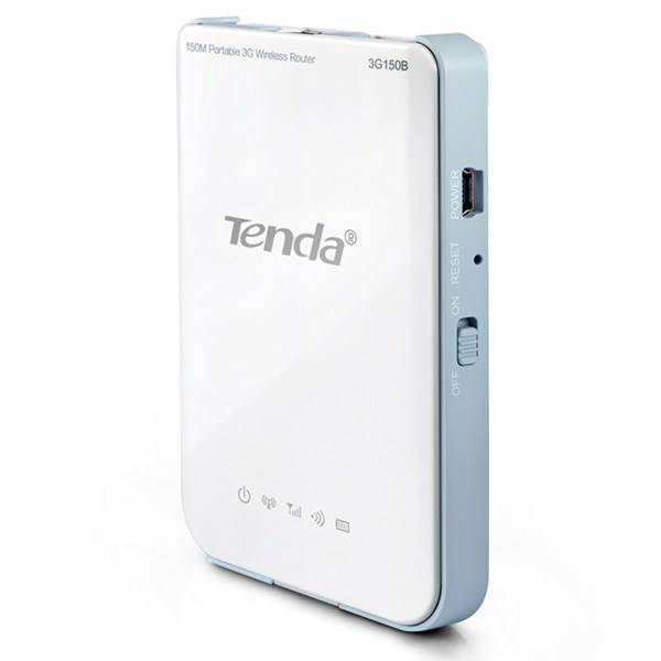 Tenda 3G150B Wireless N150 Pocket 3G Router with Battery-Powered 3G150B، روتر تک پورت بی‌سیم و قابل حمل تندا مدل 3G150B