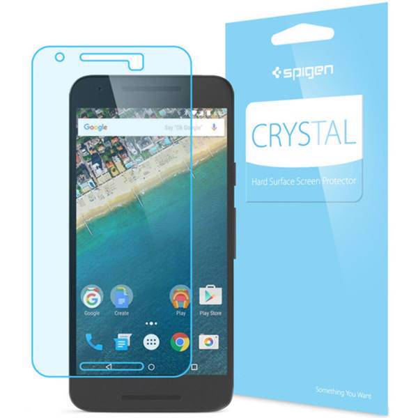 Spigen Crystal Screen Protector For LG Nexus 5X، محافظ صفحه نمایش اسپیگن مدل Crystal مناسب برای گوشی موبایل ال جی Nexus 5X