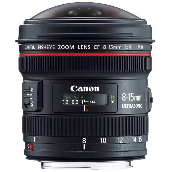 Canon EF 8-15mm f/4L USM Fisheye Lens، لنز کانن مدل EF 8-15mm f/4L USM Fisheye