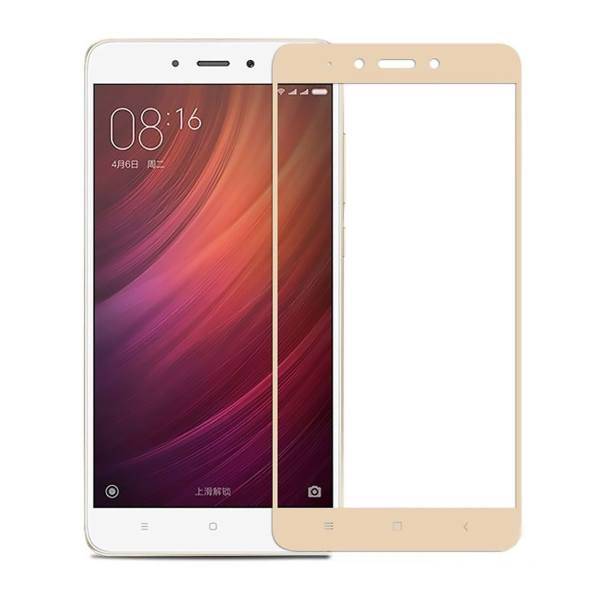Tempered Full Cover Glass Screen Protector For Xiaomi Redmi 4، محافظ صفحه نمایش شیشه ای تمپرد مدل Full Cover مناسب برای گوشی موبایل Xiaomi Redmi 4