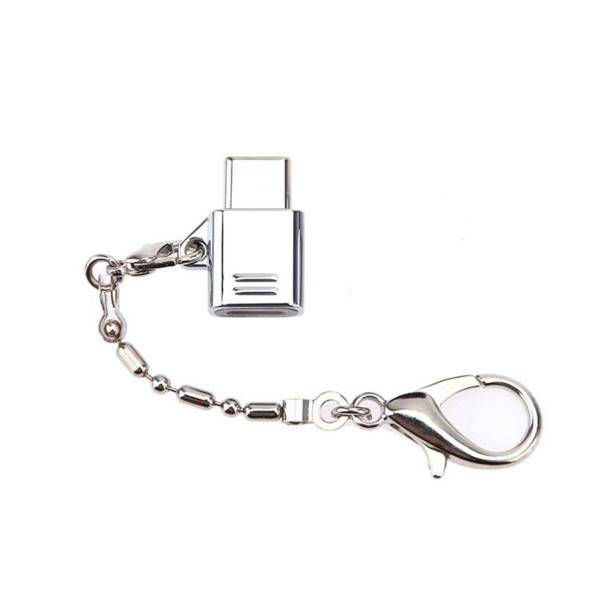 KEYCHAIN Micro USB To Type-C Converter، مبدل Micro USB به Type-C مدل KEYCHAIN