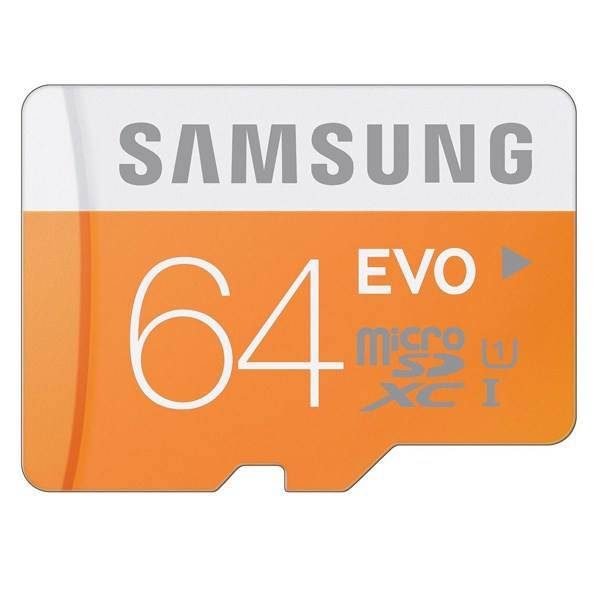 Samsung Evo UHS-I U1 Class 10 48MBps microSDXC - 64GB، کارت حافظه microSDXC سامسونگ مدل Evo کلاس 10 استاندارد UHS-I U1 سرعت 48MBps ظرفیت 64 گیگابایت