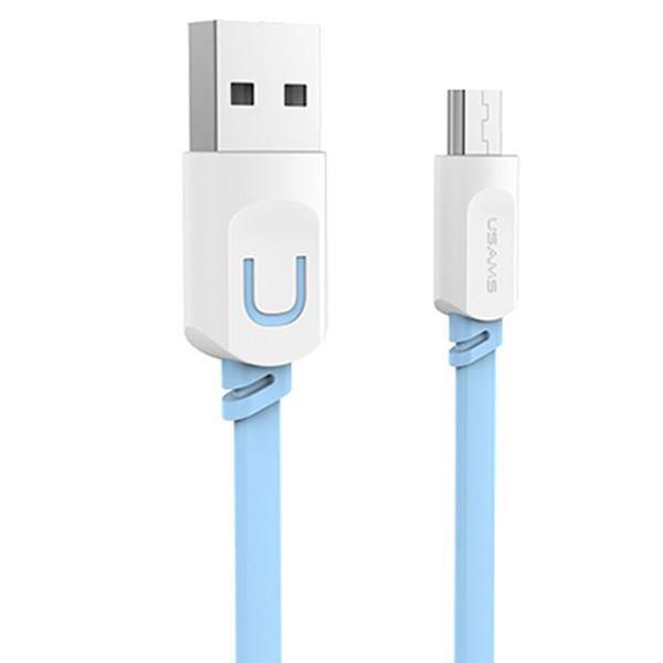 Usams Micro Flat USB To microUSB Cable 1m، کابل تبدیل USB به microUSB یوسمز مدل Micro Flat طول 1 متر