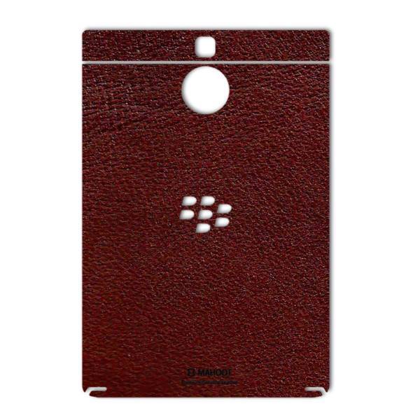 MAHOOT Natural Leather Sticker for BlackBerry Passport Silver edition، برچسب تزئینی ماهوت مدلNatural Leather مناسب برای گوشی BlackBerry Passport Silver edition