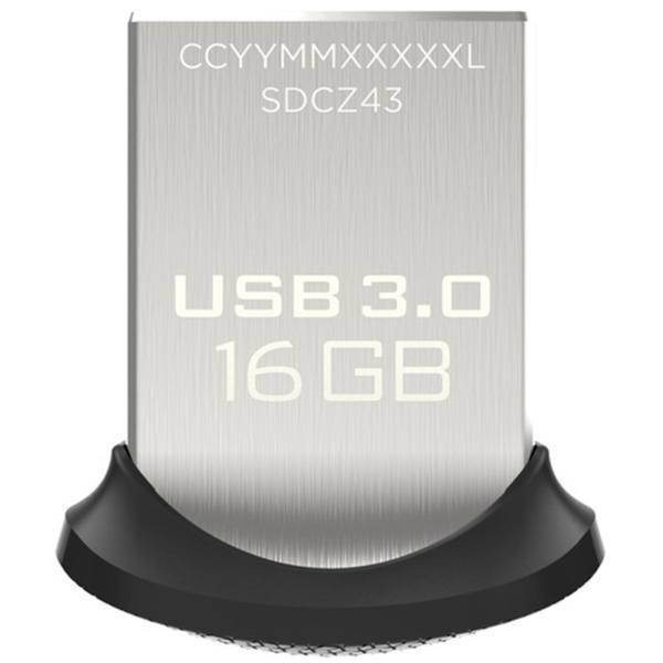 SanDisk CZ43 USB 3.0 Flash Memory - 16GB، فلش مموری USB 3.0 سن دیسک مدل CZ43 ظرفیت 16 گیگابایت