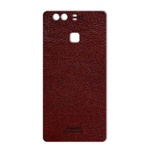 MAHOOT Natural Leather Sticker for Huawei P9، برچسب تزئینی ماهوت مدلNatural Leather مناسب برای گوشی Huawei P9