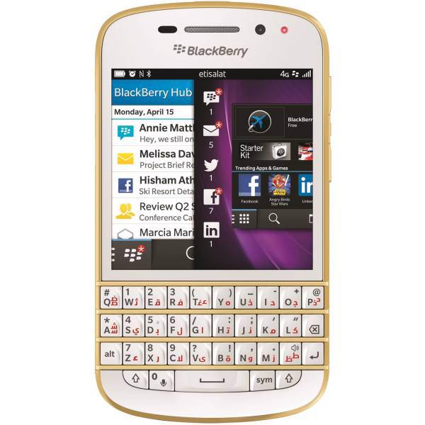 BlackBerry Q10 RFN81UW Special Edition Mobile Phone، گوشی موبایل بلک بری مدل Q10 RFN81UW نسخه ویژه