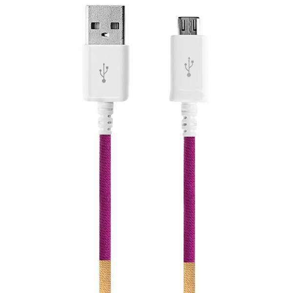 Vod Ex C-12 USB To microUSB Cable 1m، کابل تبدیل USB به MicroUSB ود اکس مدل C-12 به طول 1 متر