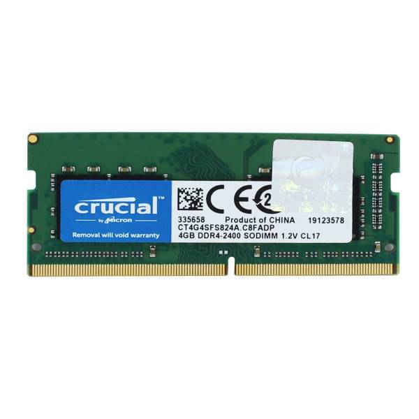 Ram Laptop Crucial DDR4 2400MHZ Sodimm Ram 4GB، رم لپ تاپ کروشیال مدل DDR4 ، 2400MHZ ظرفیت 4 گیگابایت