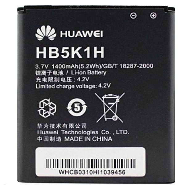 Huawei HB5K1H 1400mAh Mobile Phone Battery For Huawei Y200، باتری موبایل هوآوی مدل HB5K1H با ظرفیت 1400mAh مناسب برای گوشی موبایل هوآوی Y200
