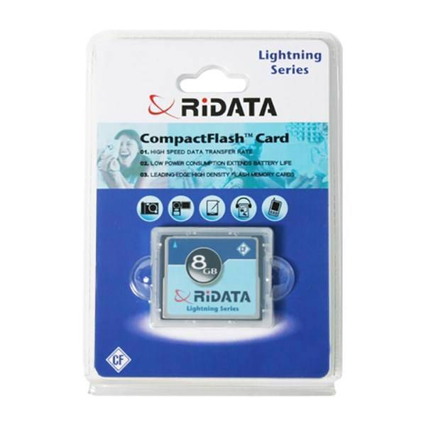 RiData Lightning Series CF - 8GB، کارت حافظه CF ری دیتا مدل Lightning Series ظرفیت 8 گیگابایت