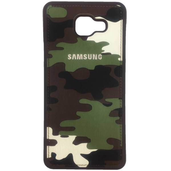 Army TPU Leather Design Cover For Samsung Galaxy A7 2016/A710، کاور ژله ای طرح چرم مدل ارتشی مناسب برای گوشی موبایل سامسونگ Galaxy A7 2016/A710