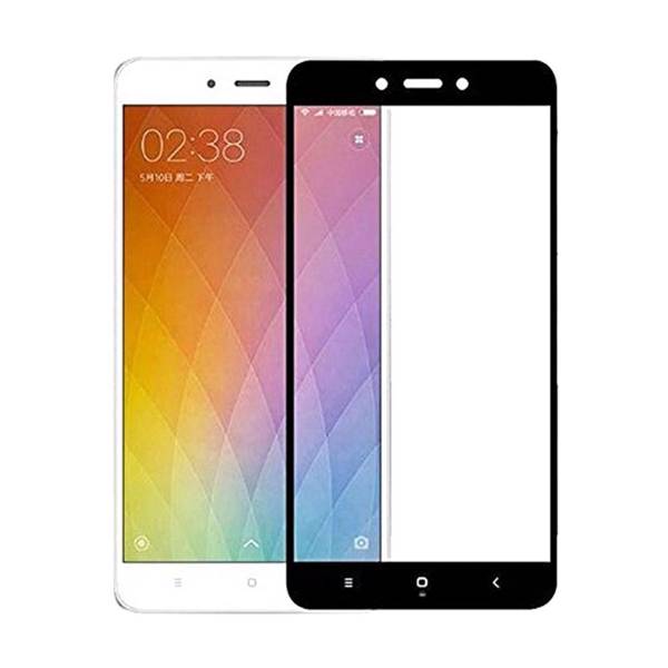 Tempered Full Cover Glass Screen Protector For Xiaomi Redmi 4A، محافظ صفحه نمایش شیشه ای تمپرد مدل Full Cover مناسب برای گوشی موبایل Xiaomi Redmi 4A