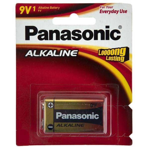 Panasonic Alkaline 9V Battery، باتری کتابی پاناسونیک Alkaline