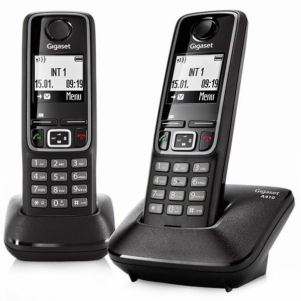 Gigaset A410 DUO، تلفن بی سیم گیگاست دو گوشی A410 Duo