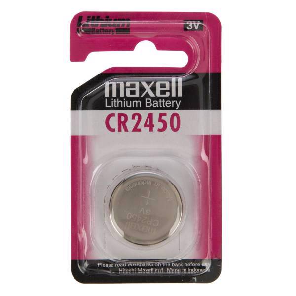 Maxell CR2450 Lithium Battery، باتری سکه ای مکسل مدل CR2450