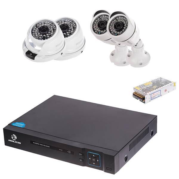AHD Negron Retail Store Security package - 4 Camera، بسته امنیتی ای اچ دی نگرون کاربری فروشگاهی 4 دوربین