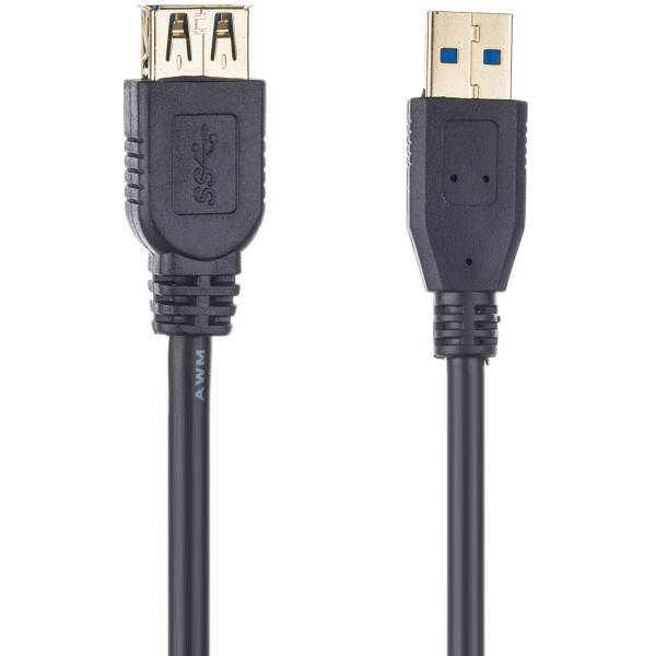 Pnet Gold USB 3.0 Extension Cable 5m، کابل افزایش طول USB 3.0 پی نت مدل Gold طول 5 متر