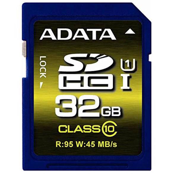 Adata Premier Pro SDHC UHS-I Class 10 U-1 32GB، کارت حافظه‌ی ای دیتا Premier Pro اس دی اچ سی 32 گیگابایت کلاس 10
