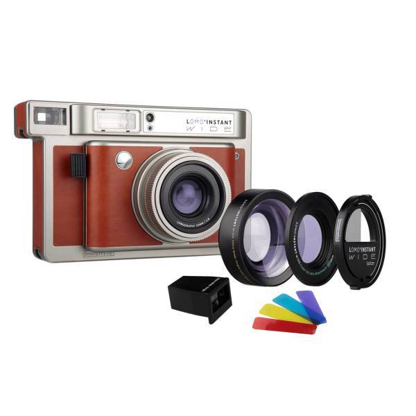 Lomography Lomo Instant Wide Central Park Camera With Lenses، دوربین چاپ سریع لوموگرافی مدل Wide Central Park به همراه دو لنز